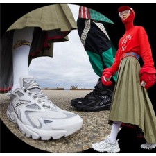 루* 러너 스니커즈 화이트 그레이