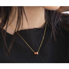 부** 콰트로 레드에디션 링 펜던트 목걸이수입최고급