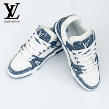 루* 트레이너 블루데님 스니커즈