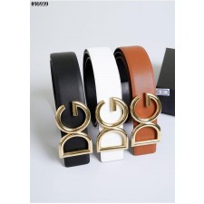 돌* 도핀 DG 금장 레더 벨트 (펀칭식)