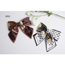 루* 모노그램 헤어 리본핀