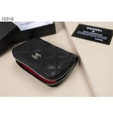 샤* 수입프리미엄급 클래식 지퍼 카드 지갑 은장