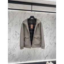 로* 피아나 울 집업 패딩 자켓