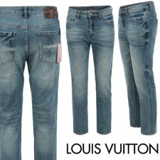 루* 모노 패턴 레터링 슬림 일자진