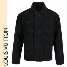 루* 불박 로고 청자켓