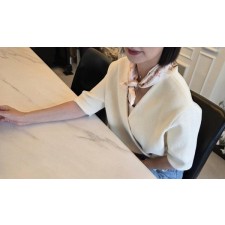 루* 실크 모노그램 방도