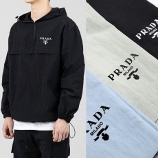 프** 밀라노로고 후드 아노락