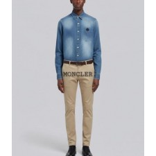 Mon하운드 블랙라벨 리안 워싱 청 셔츠