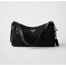 프** 자물쇠가 있는 에메 라지 리나일론 및 가죽 숄더백 풀박스