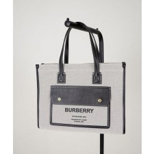 버** 프레야 캔버스 포켓 토트 백 스몰