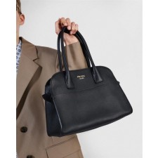 프** 미디엄 가죽 토트백