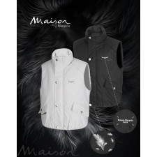 메* 마르지엘라 덕다운 사이드포켓 조끼패딩