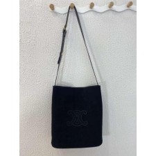 셀** 스웨이드 숄더백