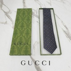 구* GG 패턴 실크 자카드 타이 745