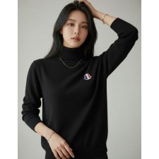 로고자수 캐시 목폴라 니트수입풀(남녀공용)