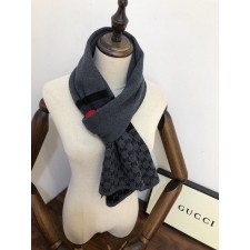 구* 스몰로고 캐시미어 레드포인트 머플러