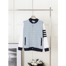 톰* 메탈버튼 체크배색 자켓