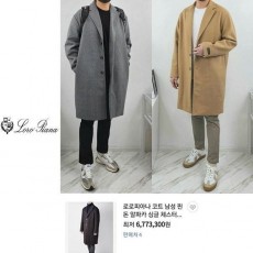 로* 피아나 울 싱글 코트 [고급]