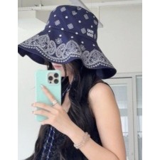 미*** 반다나 프린트 버킷햇 수입