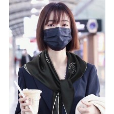 샤* ART 악세사리 블랙사각 스카프