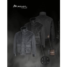 메* 마르지엘라 스웨이드 집업자켓