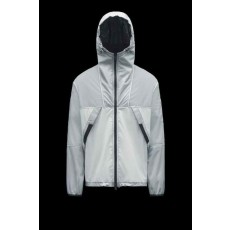 후드 패치 워크 윈드 브레이커 재킷