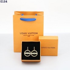 루* 라운드 LV 블랙 골드 이어링