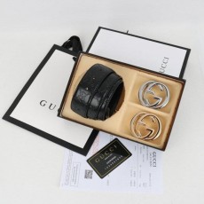 구* 투버클 컷팅 GG유광패턴 벨트 G001