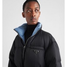 프** 리나일론 개버딘 후드 다운 코트