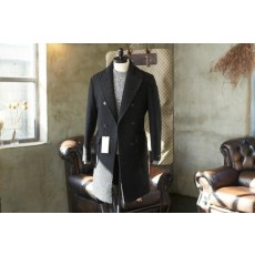 구* 카센 더블 브레스티드 코트