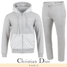 디* 오블리크 배색 후드 집업 셋업 기모 원단