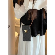 셀** 캔버스 버티칼 폰파우치 미니 크로스백