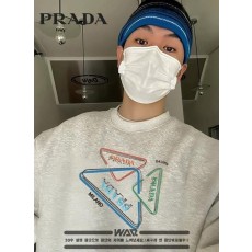 프** 비비드 삼각 디자인 밍크양기모 티셔츠