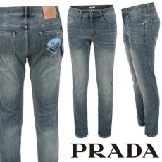 프** 더블로고 프린트 슬림 일자진