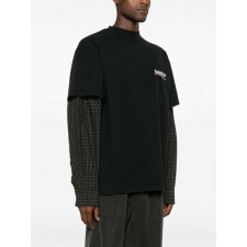 발**** 셔츠 레이어드 티셔츠