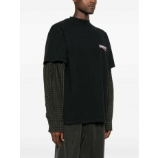 발**** 셔츠 레이어드 티셔츠