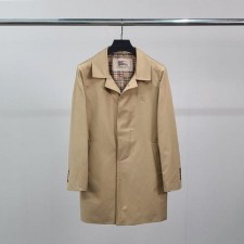 버** 기사자수 트렌치 코트