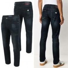 프** 타이거 프린팅 워싱 청바지