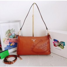 프** 고급 유진 불박크로스백 브라운