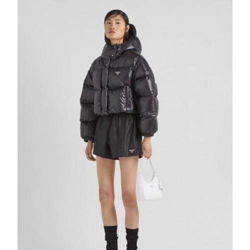 프** 리나일론 구스 숏 패딩