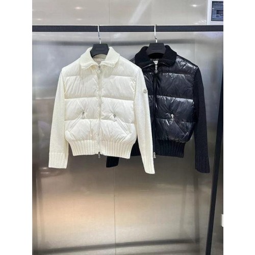 니트 구스 다운 패딩