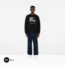 버** 체인 기마 자수 맨투맨