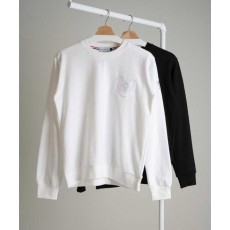 빅로고 자수 맨투맨