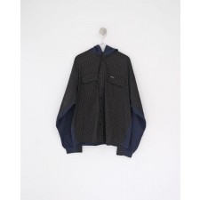 발**** 25 하이브리드 체크 포켓 후드 셔츠  수입