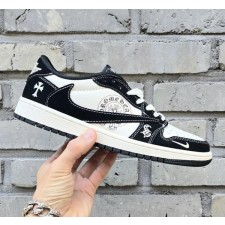 나** x 크* 에어조던 1 로우 블랙