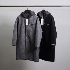 프** 수입고급 울100 캐시미어 울 레이어더 코트
