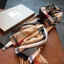 버** 체크 빅로고 캐시미어 머플러 (남녀공용)