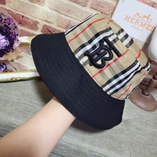 버** 체크 로고 버킷햇(남녀공용)