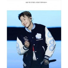 반* 더 핑크 래빗 바시티자켓