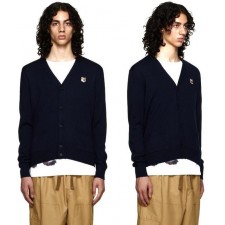 메* 키츠네 원 폭스헤드 V넥 울가디건수입풀